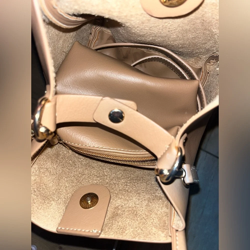 Anthropologie the hollace mini edition Tan Leather Women's Bag - Picture 10 of 11